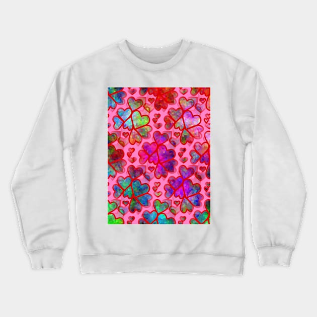 Heart Collage Crewneck Sweatshirt by SartorisArt1